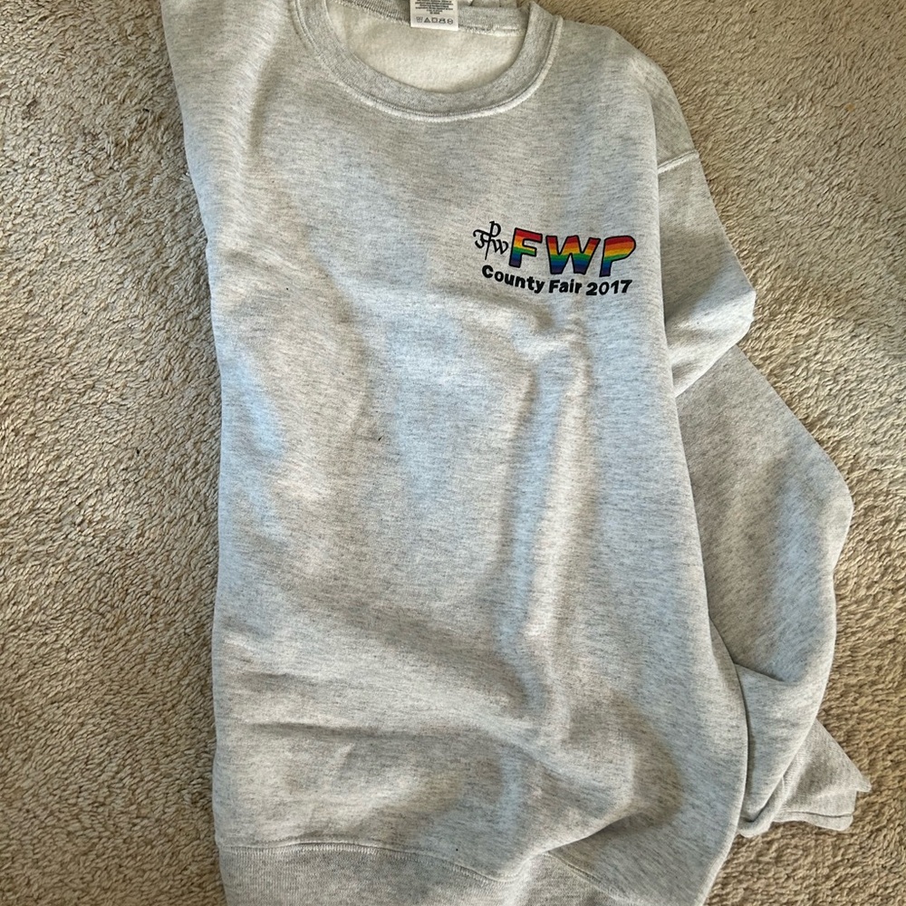 Jerzees NuBlend Gray Sweatshirt